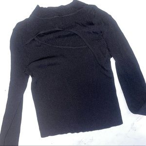 Zara front cut out sweater